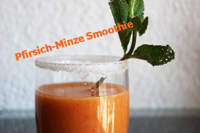 Pfirsich-Minze Smoothie