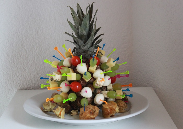Partysnack: Ananas Käse-Igel, die tolle Fingerfood-Idee