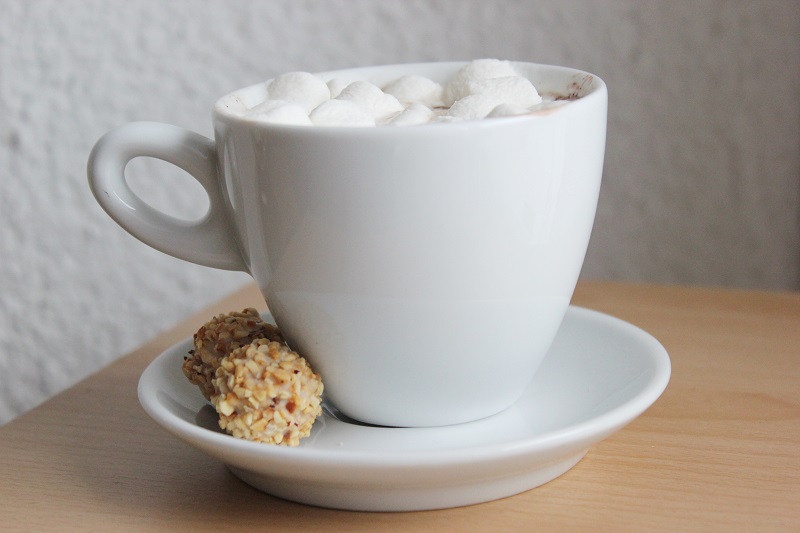 Heiße Schokolade mit Marshmallows - The inspiring life