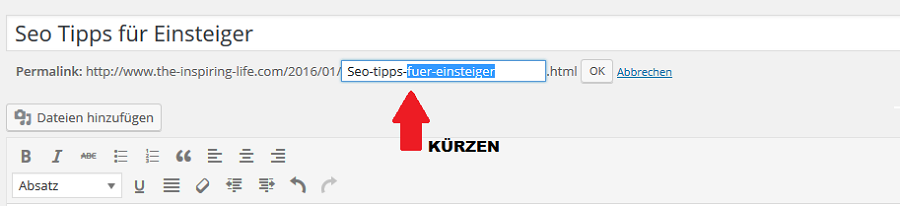 Seotipps: URL optimieren