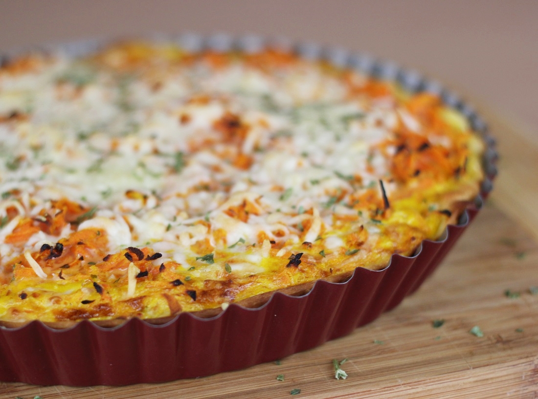 Rezept: Karotten-Quiche |vegetarisch