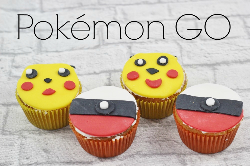 Pokémon GO Muffins mit Fondant