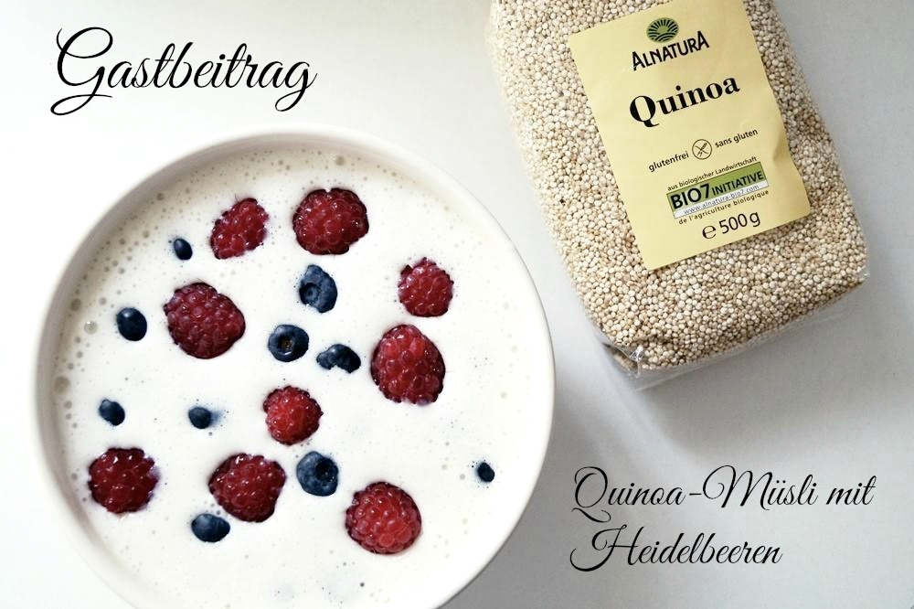 Quinoa-Müsli mit Heidelbeeren