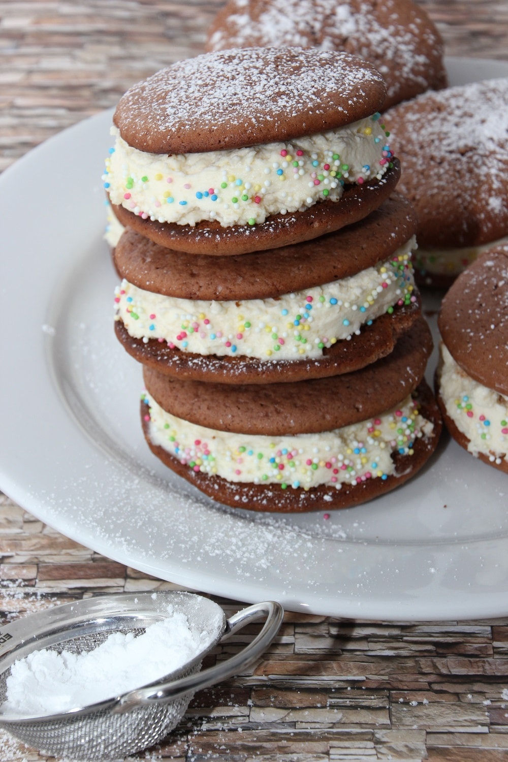 Whoopies mit Frischkäsefüllung