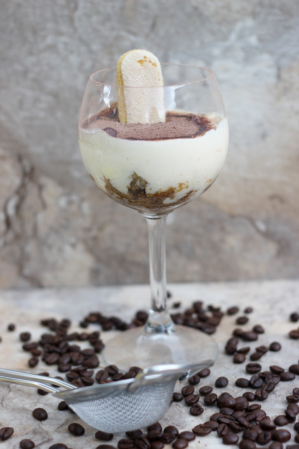 Tiramisu im Glas mit Café Royal