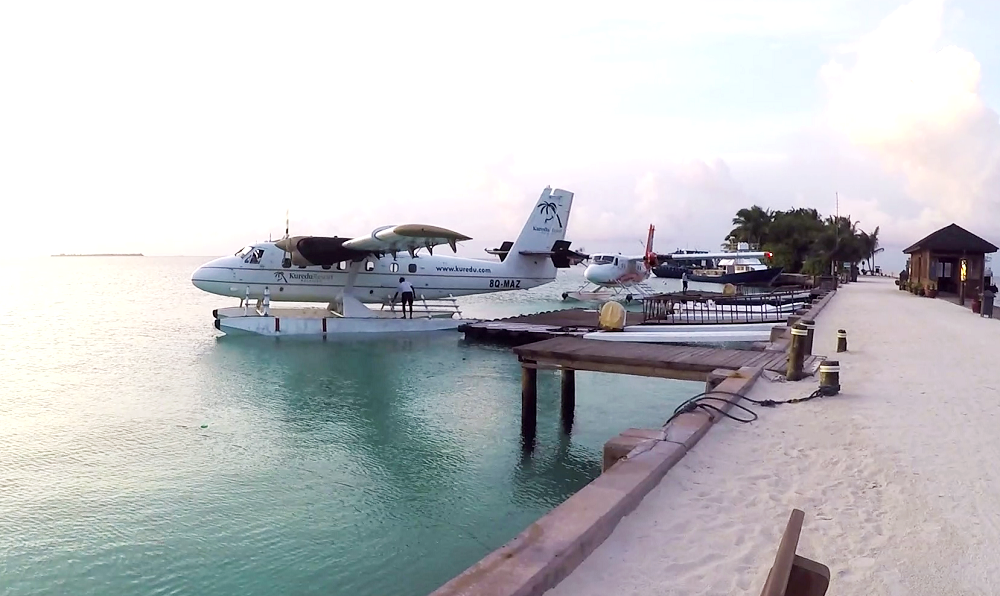 Wasserflugzeug malediven