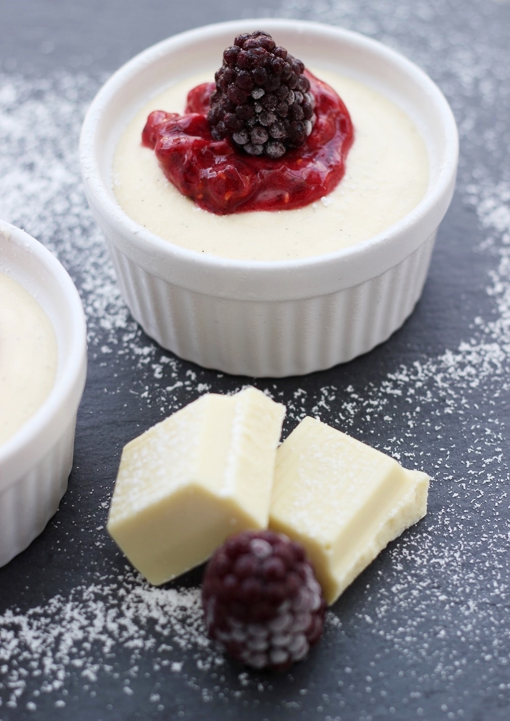 Weiße Mousse au Chocolat