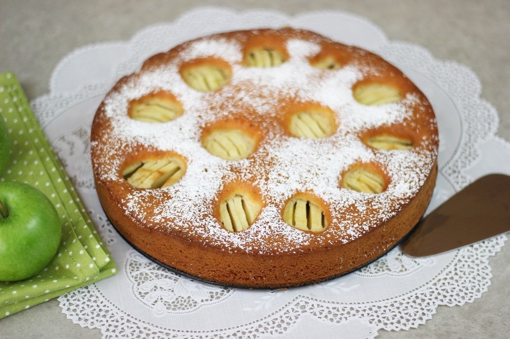 Versunkener Apfelkuchen