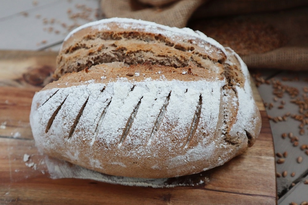 Brot mit Sauerteig