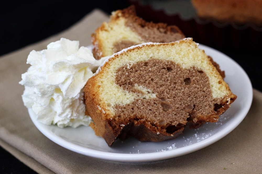 klassischer Marmorkuchen