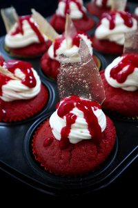 Cupcakes mit Glasscherben