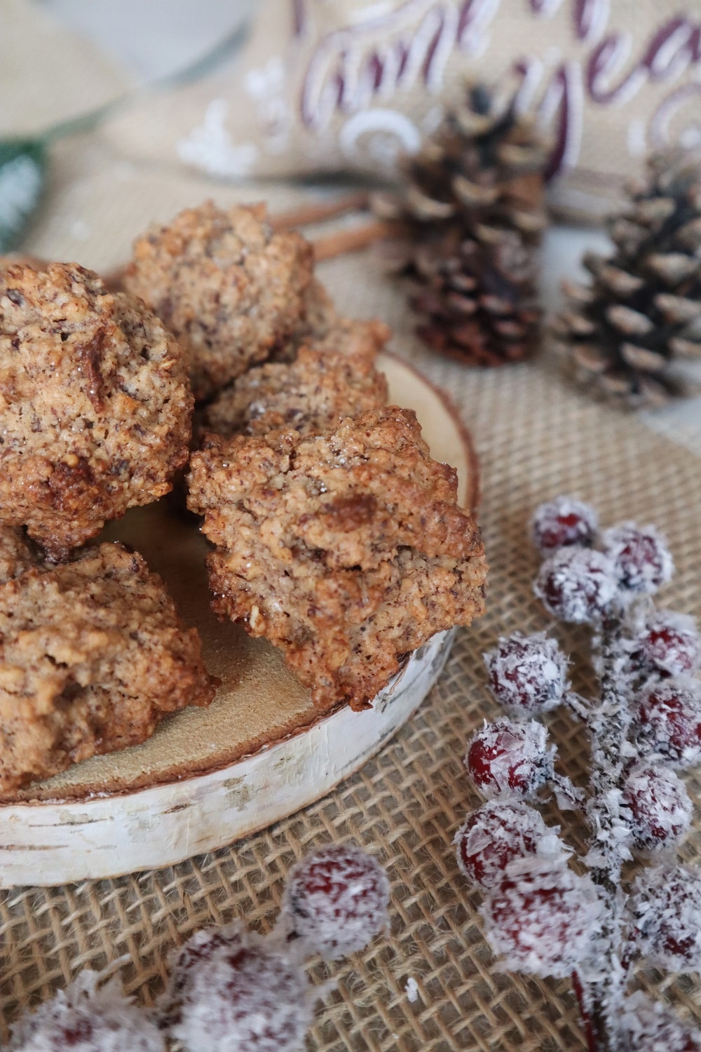 Nussplätzchen mit Schokolade und Zimt - The inspiring life