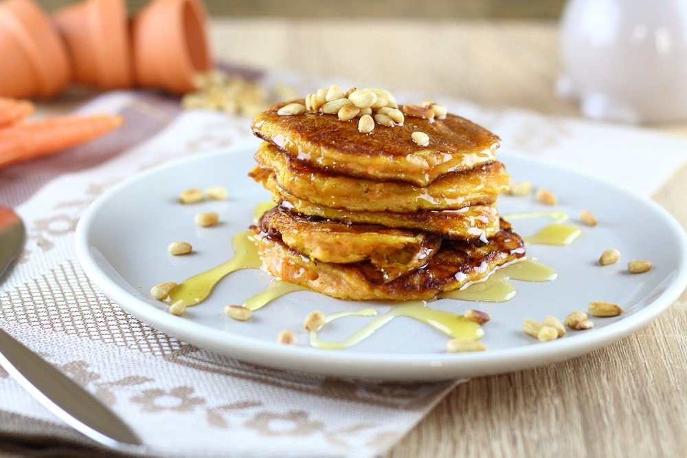 Buttermilch-Karotten Pancakes