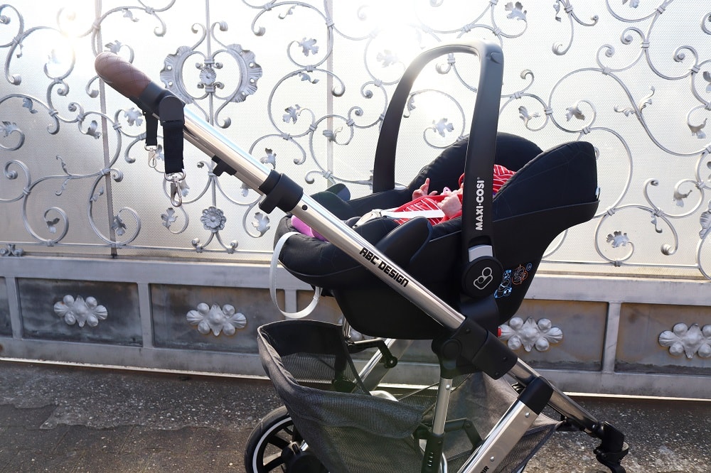 Maxi Cosi auf Kinderwagen