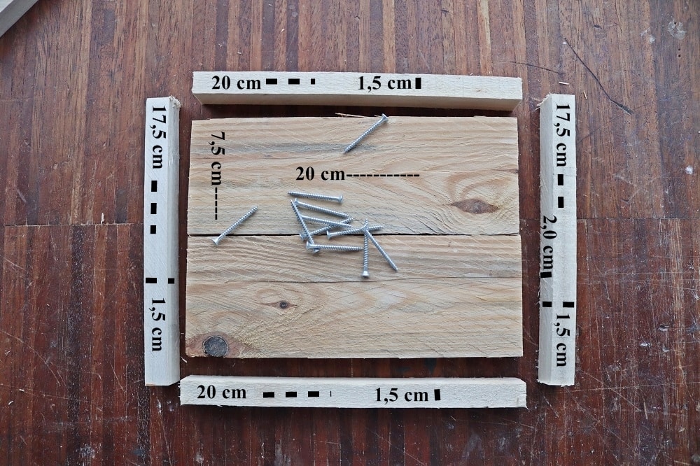 Bilderrahmen aus Palette