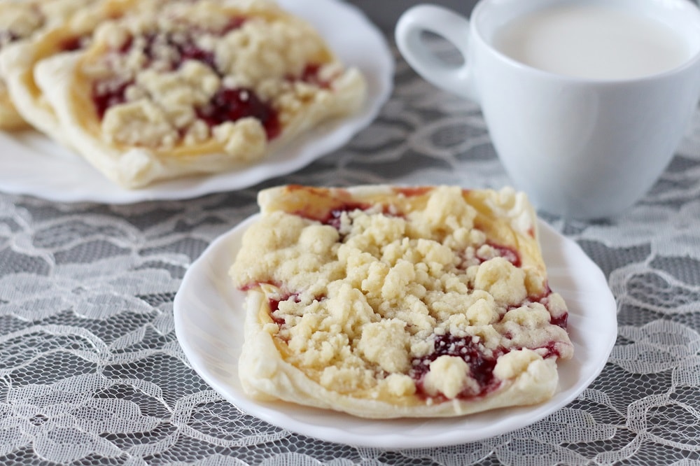 Streuselteilchen mit Grütze