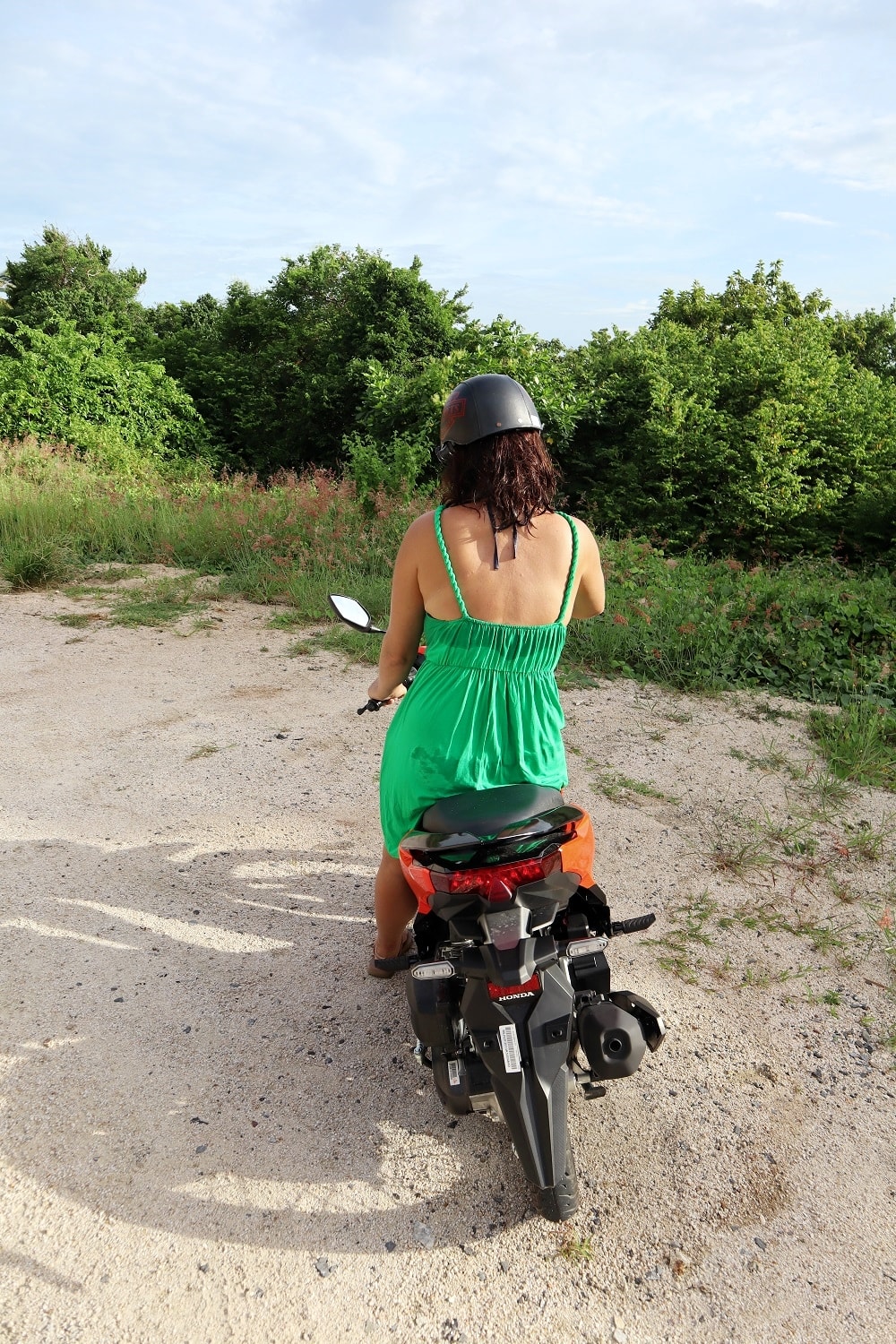 Roller fahren auf Koh Tao