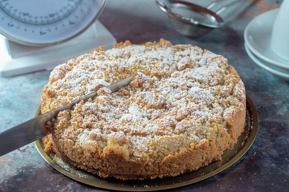 Haselnusskuchen-Streusel