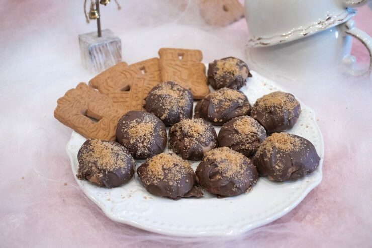 Spekulatius-Pralinen mit Milchmädchen - The inspiring life