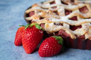 Erdbeer-Rhabarber-Tarte