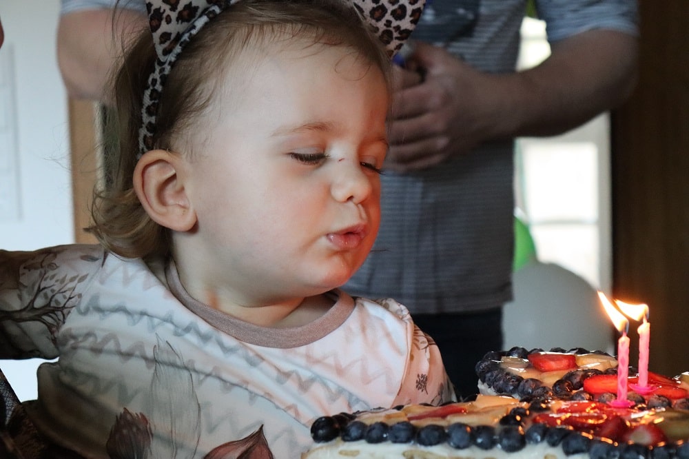 Geburtstagskuchen für Kinder - Schmetterlingskuchen