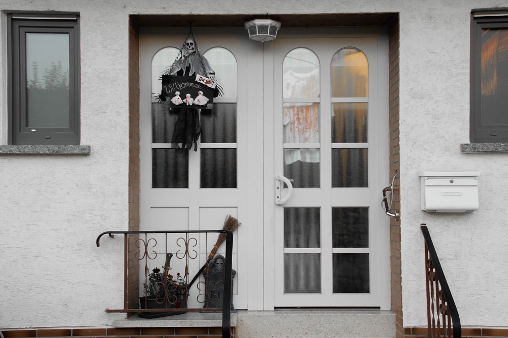 DIY Halloween Türschild basteln