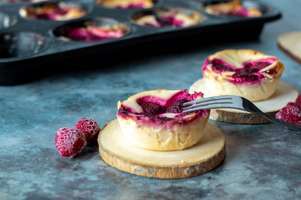 Käsekuchen-Muffins ohne Boden - The inspiring life