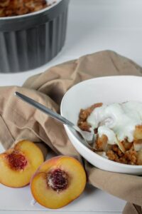 Crumble mit Zwieback