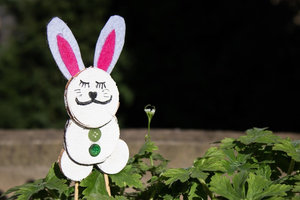 Blumenstecker für Ostern basteln