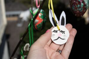 Hasenanhänger für Ostern DIY