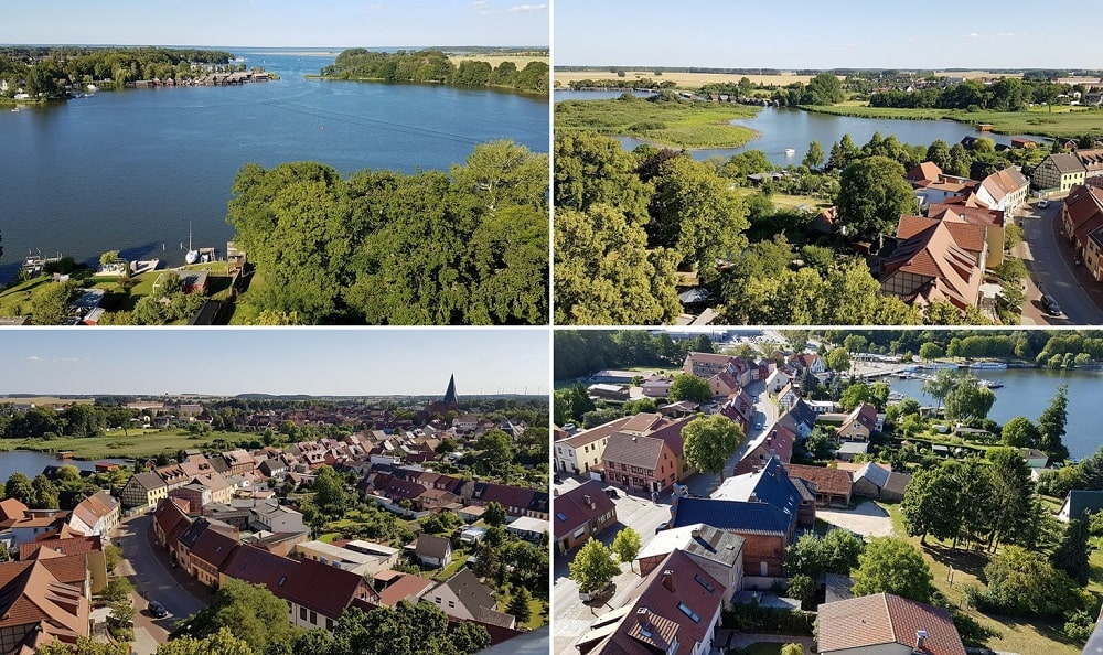 Ausblick vom Kirchturm in Röbel