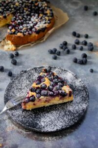 Saftiger Blaubeerkuchen