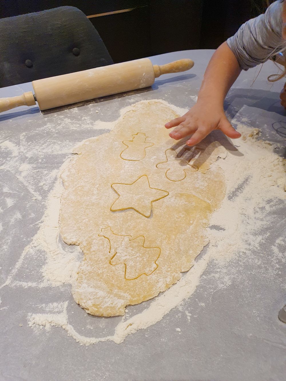 Plätzchen ausstechen