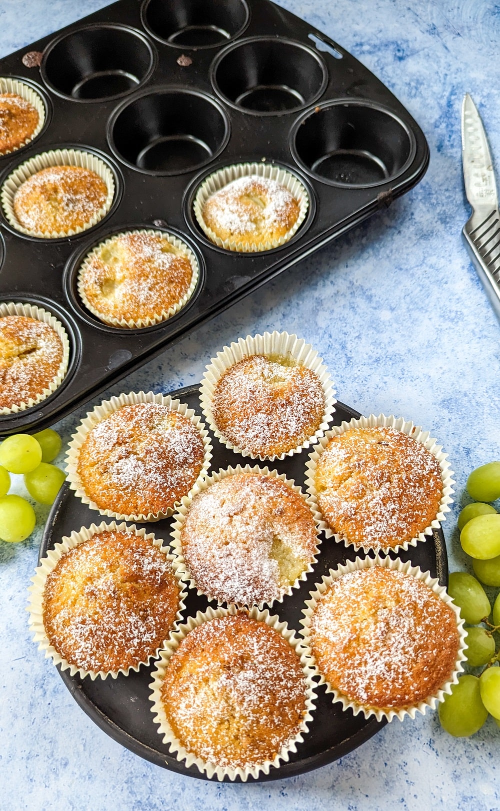 Muffins mit Trauben